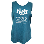 Women's Tank School of Medicine Divison of Physical Therapy Turquoise