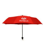 SDR Mini Folding Umbrella W/Storm Clip UNM Red