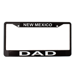 WinCraft Metal License Plate NM Dad Black