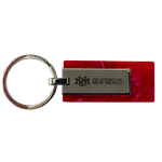 LXG Keychain UNM Interlocking Red
