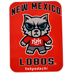 Tokyodachi Magnet New Mexico Lobos Red