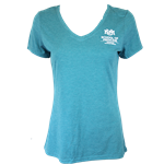 Women's District V-Neck School Of Medicine Physical Therapy Turquoise