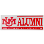 SDS Cling Decal New Mexico Alumni Red