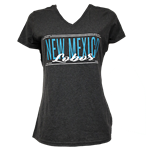 Women's CI Sport V Neck T-shirt New Mexico Lobos Black Heather