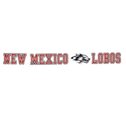 Decal NM Side Lobo Logo 15.5x1.5
