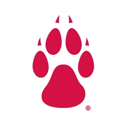 Decal Red W/ PAW 3.5 X 5.25