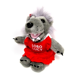Lobo Lucy Plush 8" Red and White