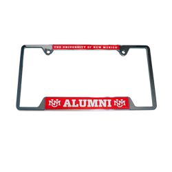 Metal License Plate Frame UNM Alumni