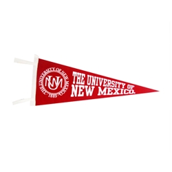 Pennant UNM Seal Red 9x24