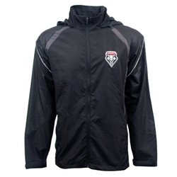 Men's Windbreaker Jacket Lobos Shield Black