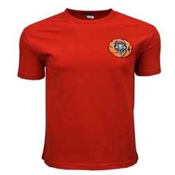 Men's CI Sport T-Shirt Lobos Shield Basketball Red