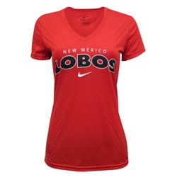 Women's Nike V-Neck NM Lobos Red