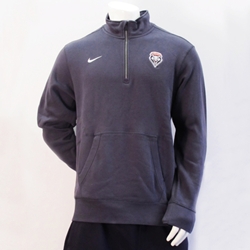 Men's Nike 1/4 Zip Sweatshirt Lobos Gray