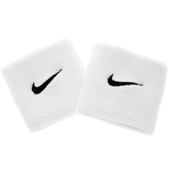 Nike Swoosh Wristbands White