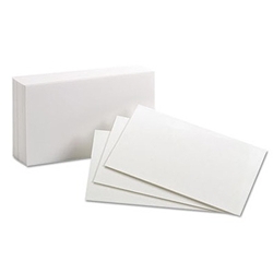 Oxford Index Cards 3 x 5" 100 Pack