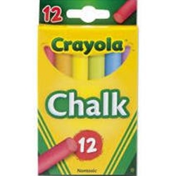 Crayola Chalk Assorted Colors 12 Pack