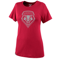 Women's JanSport T-shirt Lobos Shield Red/Gray