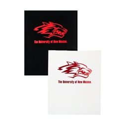 UNM Dual Pocket Folder UNM Side Lobo Logo