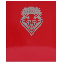 UNM Dual Pocket Folder Lobos Shield