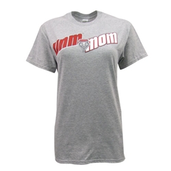 Women's Gildan T-Shirt UNM MOM Lobos Shield Gray