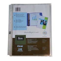 Filexec Products Clear Sheet Protectors 10 Pack