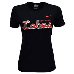 Women's Nike T-Shirt New Mexico Lobos Black