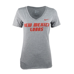 Women's Nike T-Shirt NM Lobos Gray