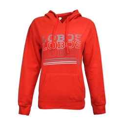 Women's Ouray Sweatshirt Lobos Repeated Red