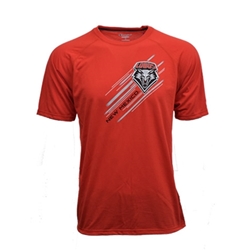 Men's Champion T-Shirt NM Lobos Shield Red