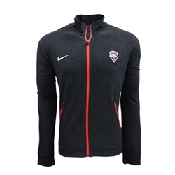 Men's Nike Full Zip Fleece Jacket Lobos Shield Black