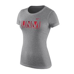 Women's Nike T-Shirt UNM NM Lobos Gray