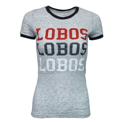 Women's CampDavid T-Shirt Lobos Lobos Lobos Gray