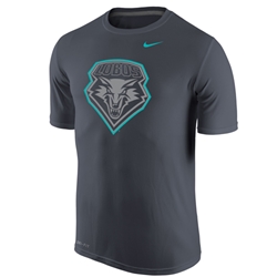 Men's Nike T-Shirt Lobos Shield Dark Gray