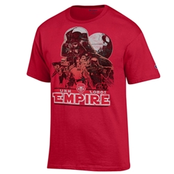 Men's Champion T-Shirt UNM Star Wars Empire Red