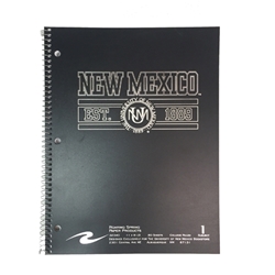 UNM 1 Subject Notebook New Mexico est. 1889 Commerical Seal