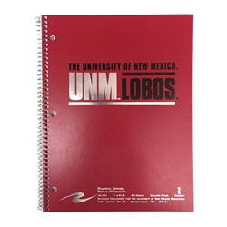 UNM 1 Subject Notebook The University Of New Mexico UNM Lobos Red
