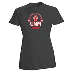 Women's Russell T-Shirt UNM Lobos & Paw Heather