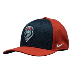 Nike Cap UNM Shield Flex Fit Black & Red