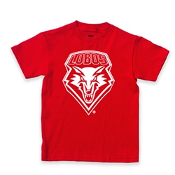 Youth MV Sport T-Shirt UNM Shield Red