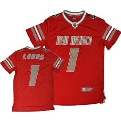 Youth Colosseum Jersey UNM Shield #1 Red