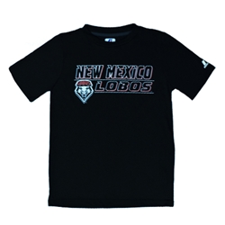 Youth Russell T-Shirt New Mexico Lobos Black
