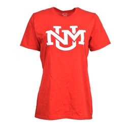 Women's Port & Company T-Shirt UNM New Logo Red