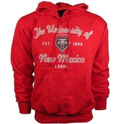 Men's MV Sport Hood The University Of New Mexico & Shield Red