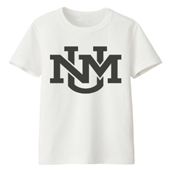 Men's Ouray T-Shirt New UNM Interlocking Logo White