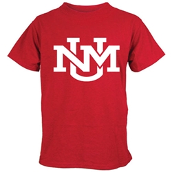 Men's Ouray T-shirt New UNM Interlocking Logo Red