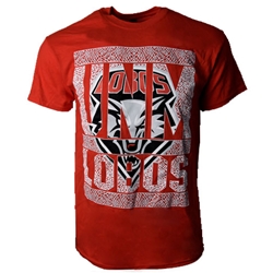 Men's Ouray T-Shirt UNM Lobos & UNM Shield Red