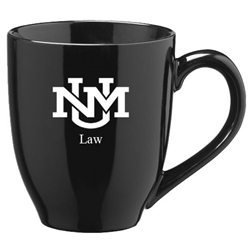 LXG Coffee Mug Law UNM Interlocking Logo Black