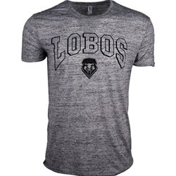 Men's CI Sport T-Shirt UNM Shield Lobos Grey