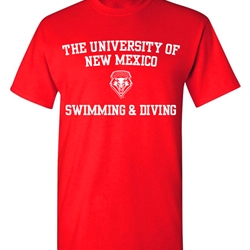 Ouray T-Shirt UNM Swimming & Diving Red