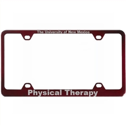 LXG License Plate Frame UNM Physical Therapy